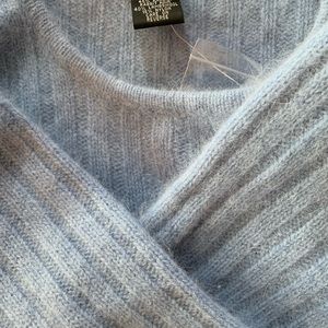 Rafaella Angora Sweater: Baby Blue